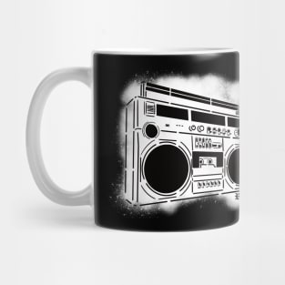 Boombox Stencil Mug